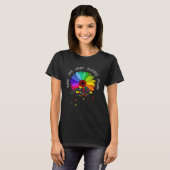 T-shirt Autism Sunflower Respect Love Support Autism Aware (Devant entier)