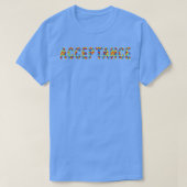 T-shirt autisme Acceptation s (Design devant)