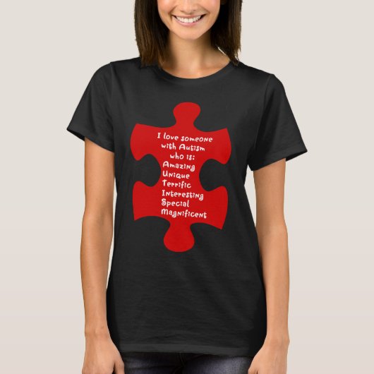 T-shirt Autisme Acrostique (Devant)
