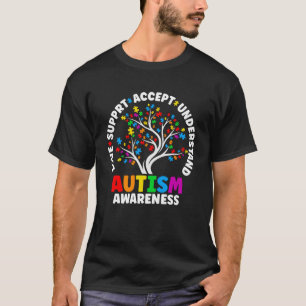 T-shirt Autisme Aimer Accepter le soutien Autiste Autisme