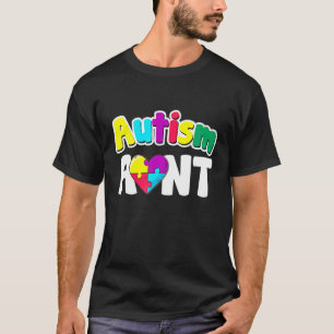 T-shirt Autisme Aun Awareness Pièces de Puzzle Couleurs  1