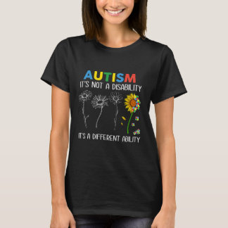 T-shirt Autisme-Autisme Ce N'Est Pas Un Handicap C'Est Un