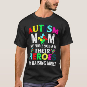 T-shirt Autisme Autisme Maman Mon Fils