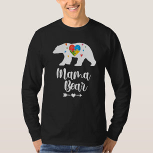 T-shirt Autisme Autiste Asperger Mère Maman Puzzle Autiste