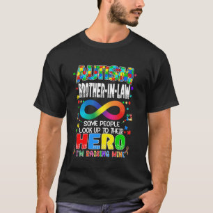 T-shirt Autisme Beau-frère qui élève un héros super autism