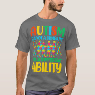 T-shirt Autisme Ce N'Est Pas Un Handicap C'Est Une Capacit