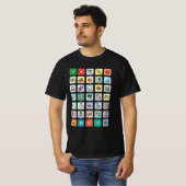 T-shirt Autisme chinois AAC PECS Pointing Communication 04 (Devant entier)