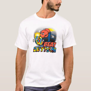 T-shirt Autisme de battement