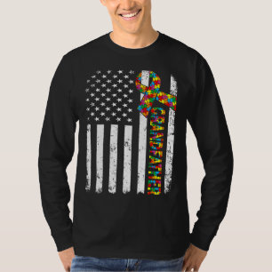 T-shirt Autisme désespéré Grand-père américain Famille du