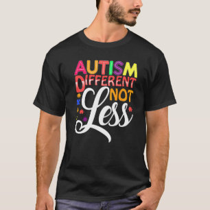 T-shirt Autisme différent pas moins