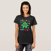 T-shirt Autisme Différent Pas Moins Sensibilisation à l'au (Devant entier)