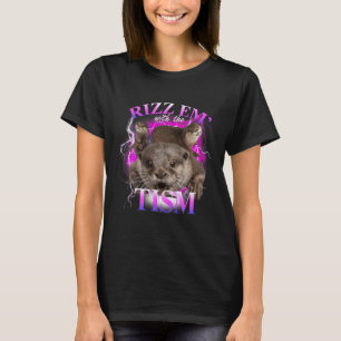 T-shirt Autisme Drôle Rizz Em Avec Le Mème Tisme Autistiqu