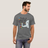 T-shirt Autisme Éléphant Maman Enfant Voir La Vie De Maniè (Devant entier)