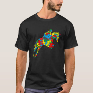 T-shirt Autisme équestre Extraordinaire Sensibilisation su