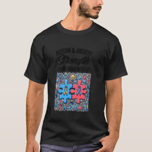 T-shirt Autisme et anxiété Mois de la sensibilisation à l'
