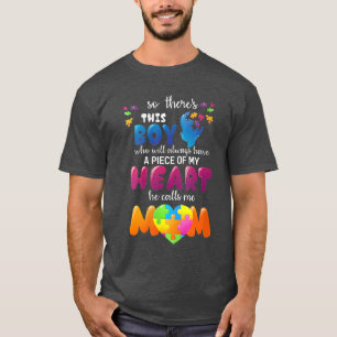 T-shirt Autisme Fathering Sensibilisation Il M'Appelle Mam