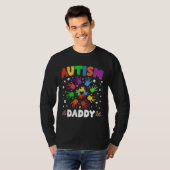T-shirt Autisme génial Papa Sensibiliser la famille Matc (Devant entier)