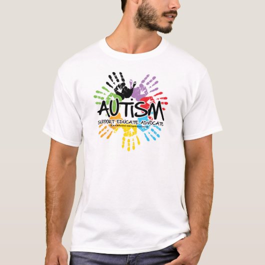 T-shirt Autisme Handprint (Devant)