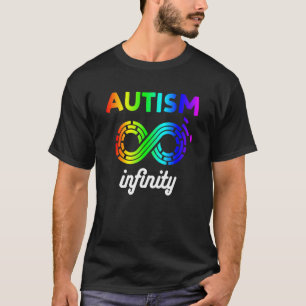 T-shirt Autisme Infini J'aime quelqu'un avec autisme 2