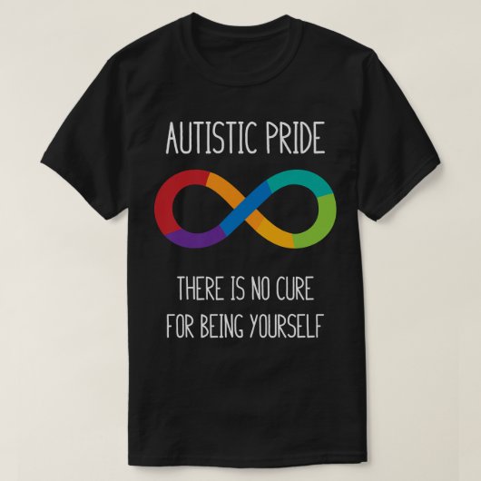 T-shirt Autisme Infinité Symbole Neurodiversité T (Design devant)