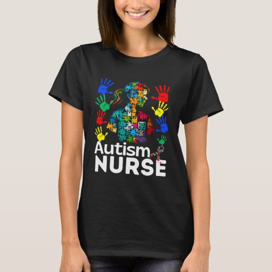 T-shirt Autisme Infirmière Naviguer Autisme Démasquer Auti (Devant)