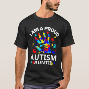 T-shirt Autisme - Je suis une fière tante autiste