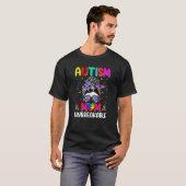 T-shirt Autisme Maman Incassable Sensibilisation sur l'aut (Devant entier)