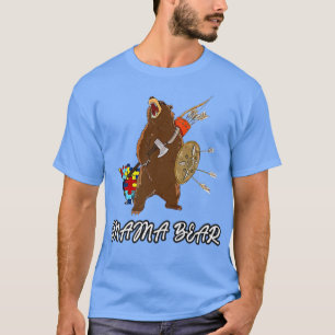 T-shirt Autisme Maman Mama Ours Sensibilisation sur l'auti