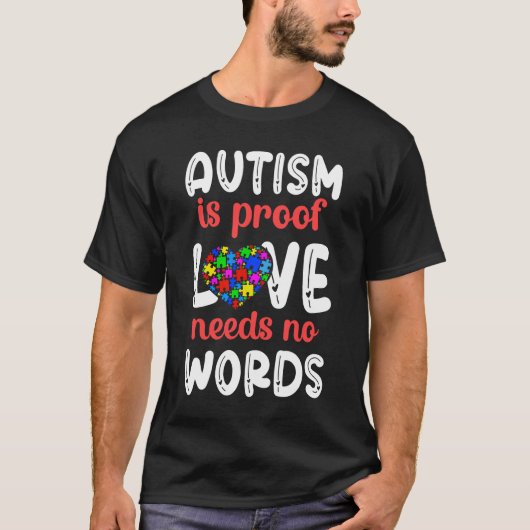 T-shirt Autisme Maman Mère Mama L'autisme est une preuve d (Devant)