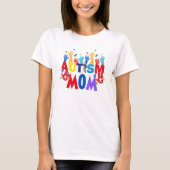 T-shirt Autisme Maman - Puzzle (Devant)