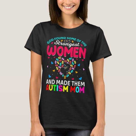 T-shirt Autisme Maman Sensibilisation sur l'autisme Guerri (Devant)