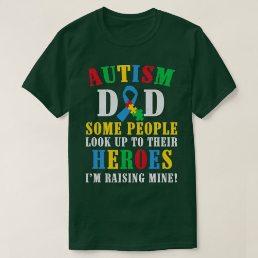 T-shirt Autisme papa (Design devant)