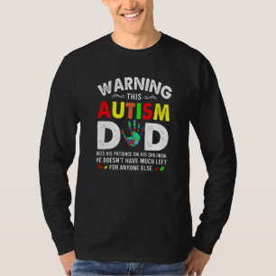 T-shirt Autisme Papa Utilise La Patience Sur Ses Enfants A