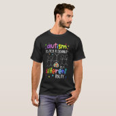 T-shirt AUTISME Pas un handicap C'est une capacité différe (Devant entier)