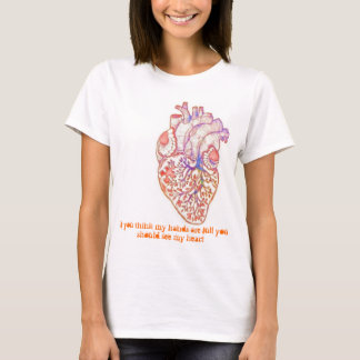 T-shirt Autisme - pleins mains et coeur
