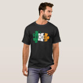 T-shirt Autisme Puzzle Drapeau Irlandais St Patrick Day Au (Devant entier)