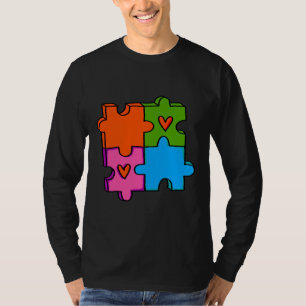 T-shirt Autisme Puzzle Sensibilisation sur l'autisme Mois