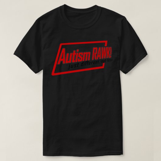 T-shirt Autisme Rawk (Design devant)