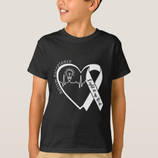 T-shirt Autisme - Rouge à la place - Acceptation Non Sensi