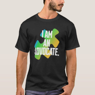 T-shirt Autisme Soutien Je Suis Un Avocat
