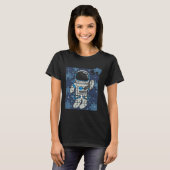 T-shirt Autisme Spaceman Astro Cosmo Sensibilisation sur l (Devant entier)