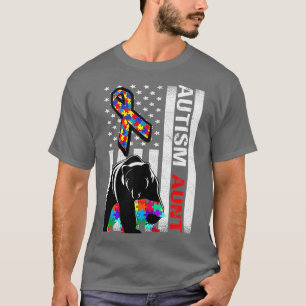 T-shirt Autisme Tante Sensibilisation sur l'autisme Awesom