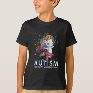 T-shirt Autiste  L'Autisme Dansant À Une Bataille Différ