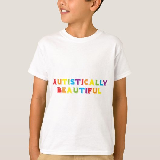 T-shirt Autistement Belle (Devant)