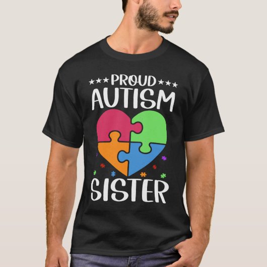 T-shirt Autistic Autism Awareness Month Cute Proud Autism (Devant)