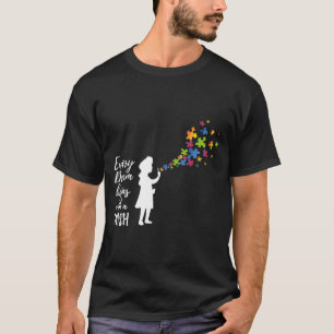 T-shirt Autistic Girl Autistic Gift new