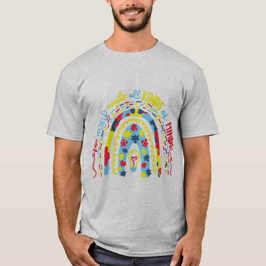 T-shirt Autistic Pride, cette incroyable sensibilisation à (Devant)