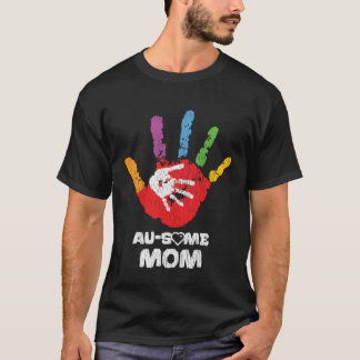 T-shirt Autistic Son Daughter Awesome Mom Autism Awareness