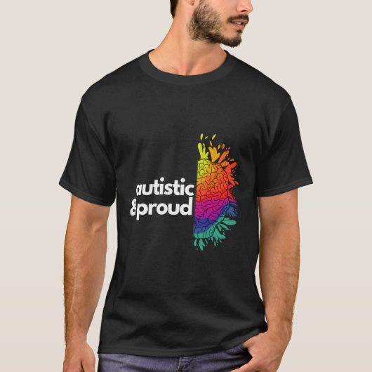 T-shirt Autistique Et Fière 2 0 (Devant)