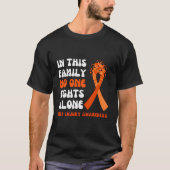 T-shirt Auto-blessure Sensibilisation Orange Ribbon Hope F (Devant)